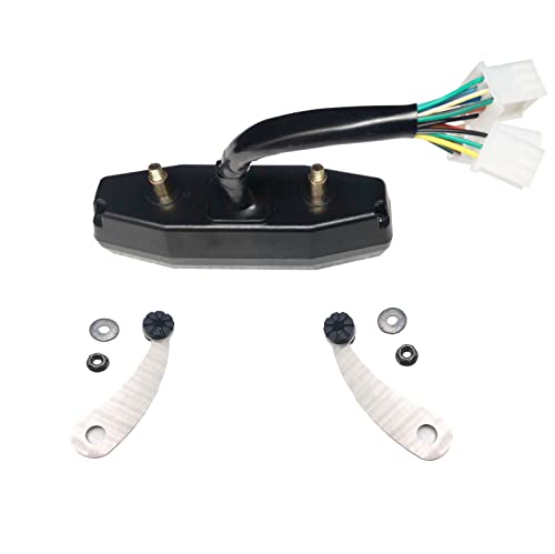 Whaletail Universal Motorcycle Speedometer Mount 304 Stainless Steel Speedometer Bracket With Screw Nuts And Rubber Pads #TOP3