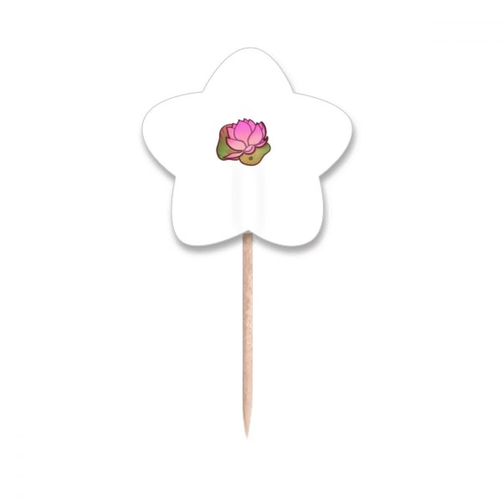 Picks cupcake et cure-dents en bois avec petits drapeaux