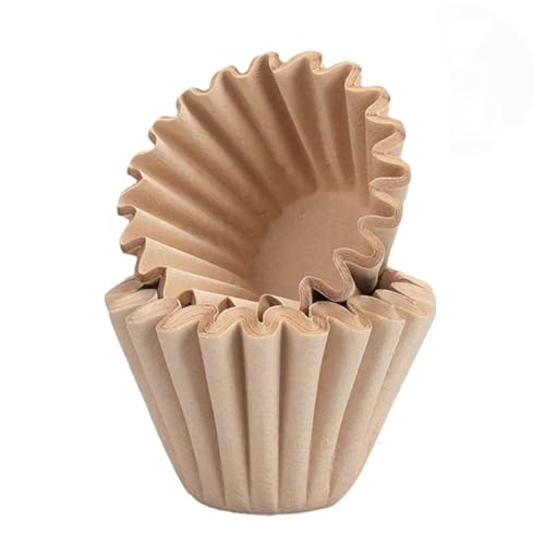 100枚入 コーヒーフィルター ウェーブ型 フィルター り 使い捨て コーヒーフィルター 155 (1~2人用) カーキ