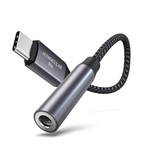 Image of D14 CX31993 Portable DAC & Amp with MAX97220 Amp Chip, Connector, Mobile Audio Adapter, Type-C to 3.5mm DAC Dongle for iPhone 15 /16 Series, Galaxy S24 /S24 Ultra /S25 & Other Type-C Devices