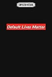 matte wii u  Composition Notebook: Default Lives Matter [Dupe] Wii Gavin Decorations Acaademy Switch Revolution Dance Notebook Journal Notebook Blank Lined Ruled 6x9 100 Pages