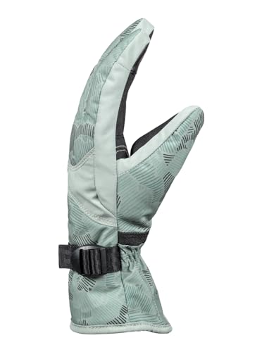 Guantes Roxy Jetty acolchados térmicos con bufanda ligera ajustable para snowboard 4