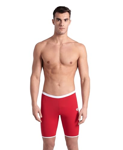 ARENA MaxLife Herren-Badehose Icons, einfarbig, athletische Bademode, professionelles Training, Knielang, Sport-Badeanzug