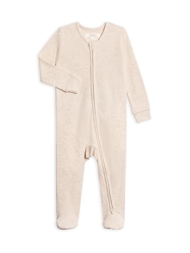 Image of Colored Organics Baby Zip-Up Footed Sleeper with 2-Way Zipper - Organic Cotton Pajamas