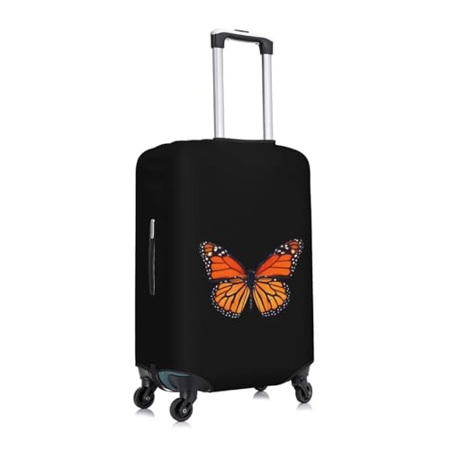 Monarch Butterfly Luggage Cover Elastic Washable Luggage Cover Scratch Resistant Travel4