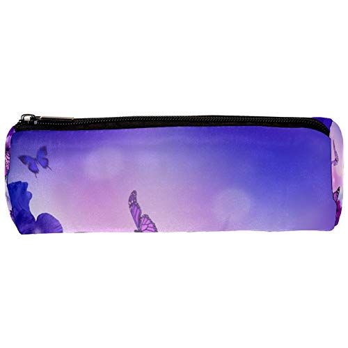 TIZORAX - Estuche para lápices con cremallera, diseño de hada de flores, para mujeres,...