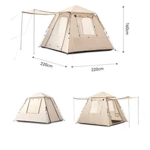 Carpa para camping ligera y espaciosa, automática y portátil miniatura 2