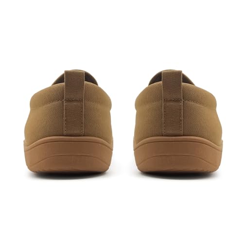 Mens Slip-on Shoes Loafers Casual Walking Shoes Hands Free Canvas Fashion Sneakers4