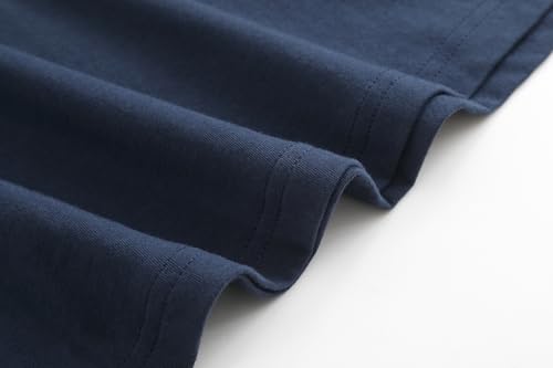Image of Maydear Men Women Basic T Shirt Cotton Short Sleeve Crewneck Casual Plain Tee Everyday Essential Top