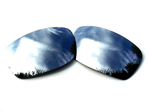 Galaxy Replacement Lenses for Oakley Fives Squared Blue&Titanium Color Polarized 2 Pairs