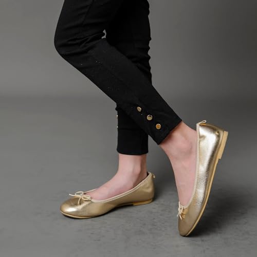 Image of Hope & Henry Girls' Ponte Pants with Button Details