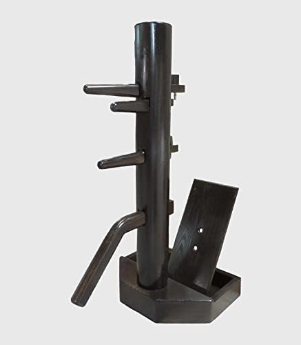 Wing Chun Wooden Dummy with Base and Chest with Lid