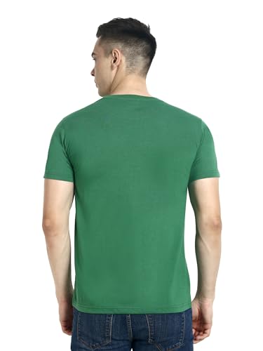 Image of hummel Cam Men's Pack of 3 Cotton Round Neck Half Sleeve T-Shirt