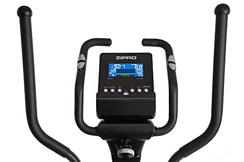 ZIPRO-Velo-elliptique-DUNK-GOLD-dappartement-Magnetique-Crosstrainer-ecran-LCD-Pulsometre-Niveaux-de-Resistance-application-iConsole-Kinomap-USB-Bluetooth-casque-150kg