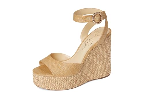 Sandale compensée Jessica Simpson Kamindi : finitions premium en corde