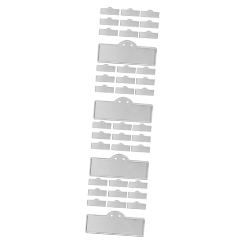 ibasenice 4 Series Letreros Para Plantas Letreros Para Huertos Etiquetas Para Plantas Etiquetas Para Plantas Adornos Para Césped Etiquetas De Estampado Sólidas Para 10 piezas*4