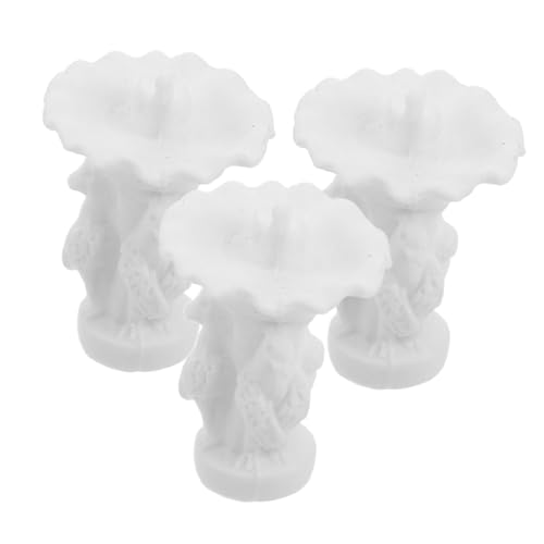 FOYTOKI 3pcs Miniature Fountain Sculptures for DIY Sand Table Model Outdoor Scene Decorations Miniature Architecture Props