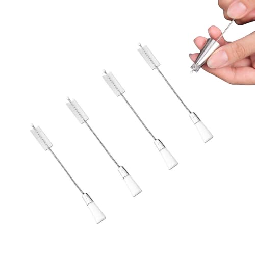 NentMent 4 Pack Piping Tip Cleaning Brush Double-Headed