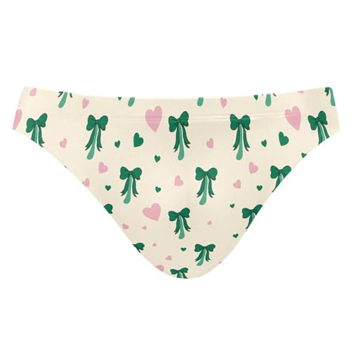 S Husky Green Bows Swim Briefs for Men Bikini Swimwear Boys Short XXL B0405005