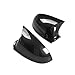 Pair Carbon Fiber Black Side Wing Mirror Cover Caps For VW Golf GTI Jetta MK5 2003-2009 Left&Right Side, Rearview Mirror Cover Decoration Trim