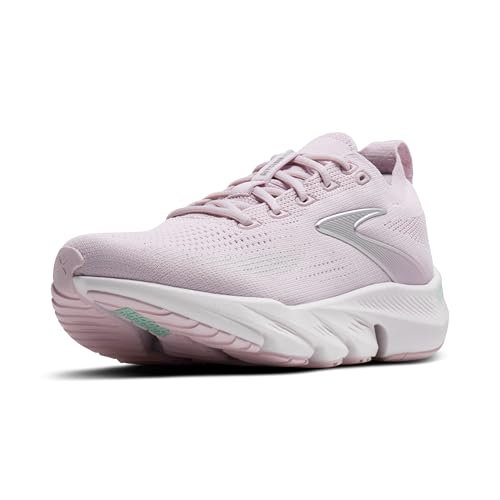 Brooks Women’s Glycerin Flex Neutral Running & Walking Shoe - Pink/Harbor Mist/Yucca - 9 Medium - image 1
