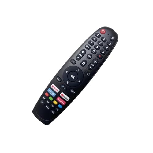 Télécommande de remplacement pour téléviseur intelligent avec boutons en silicone souple