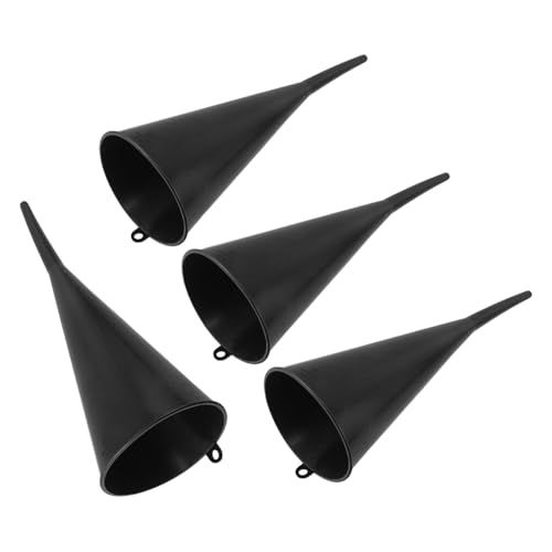 Entonnoir à huile moteur à long col plastique - Lot de 4 pour vidange