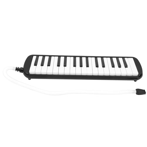 IRIN Melodica 32 Key Wind Musical Instrument Suitable for Beginner Practice Bag (Black)
