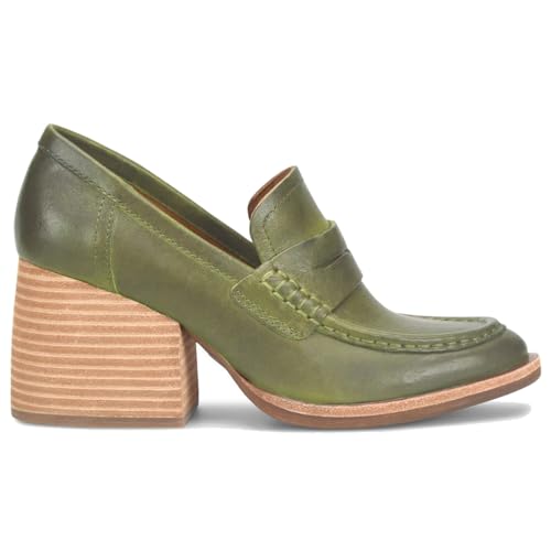 Image of MOOMMO Women Chunky Platform Loafers Pumps Round Closed Toe Slip On Penny Loafers Suede Block High Heels Oxford Shoes Formal Classic Thick Heel Dress Loafer Office Ladies Vintage Comfort 4-11 M US
