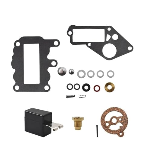 Carburador para Johnson Evinrude 9,5 fueraborda kit reparacion con flotador 1964-1973 OMC 382048