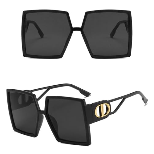 Lunettes de soleil rétro contre l'éblouissement avec grands verres protecteurs