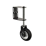 Barrette Outdoor Living 73044963 Heavy-Duty Gate Wheel, Black