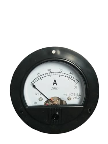 Ampèremètre analogique rond 65C5 DC 150A instrument de mesure de courant continu