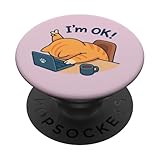 Photo Gallery sto bene funny cat working from home coffee meme popsockets popgrip adesivo Photo Gallery sto bene funny cat working from home coffee meme popsockets popgrip adesivo