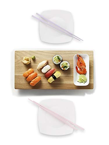 Hiware Reusable Fiberglass Chopsticks Dishwasher Safe, Lightweight, Multicolor - 5 Pairs Gift Set #TOP6