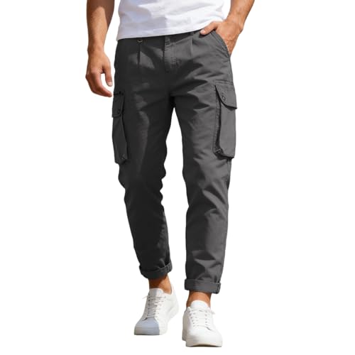Pantalon cargo décontracté en coton pour la randonnée et le quotidien