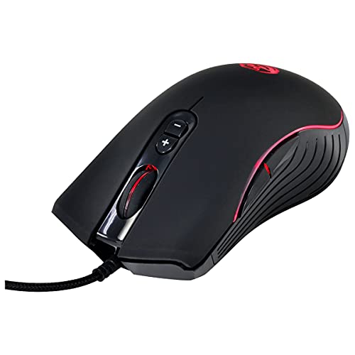 TECLADO MECÂNICO + MOUSE GAMER USB MK50LR OUTEMU BLUE ABNT2/ 4000 DPI SENSOR AVAGO 3050 LED VERMELHO
