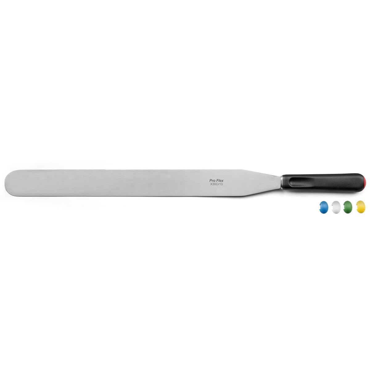 SABATIER TROMPETTE 074100STPCU08 Pro Flex Straight Spatula 40 cm, Stainless Steel