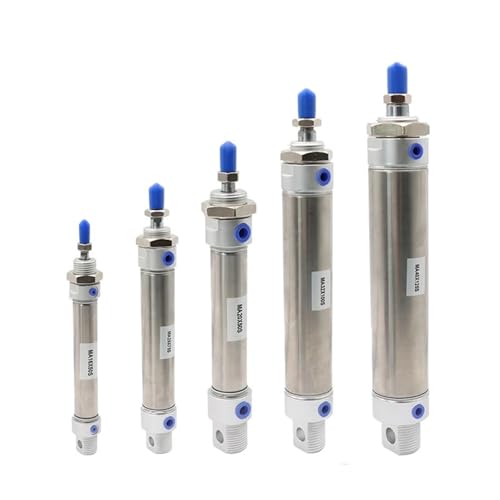 Vérin pneumatique double action inox MA40x75 aimanté pour vérin à air comprimé