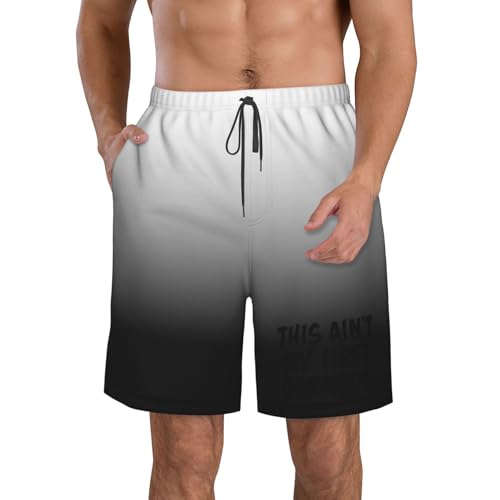 This Ain't My First Corndog Mens Swimming Trunks Beach Shorts Quick Dry Board Short Funny Swimwear Bathing Suits, - Main Image
