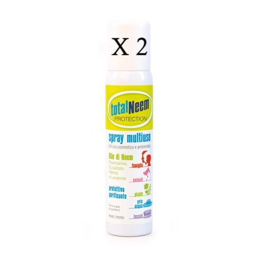 Total Neem Protection Spray 100ml (2 Confezioni)