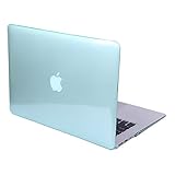 HDE MacBook Air 13 Glossy Case Hard Shell See Through Plastic Snap On Case Fits Models A1369 / A1466 (Seafoam Green)