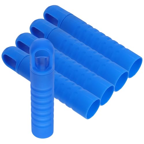 MUCKLILY 5pcs Thickened Plastic Broom Handle Grip Replacement Fit Mop Handle End Cap for Enhanced Control and Comfortable Grip for Cleaning Tools