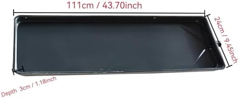 Durable Galvanized AC Drip Pan with Drain Hole & Hose - Water Damage Prevention for Outdoor Air Conditioners - Essential Accessory for HVAC Maintenance