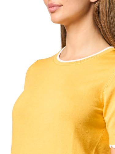 Image of Nautica Women's Crew Neck Solid Short Sleeve Sweater
