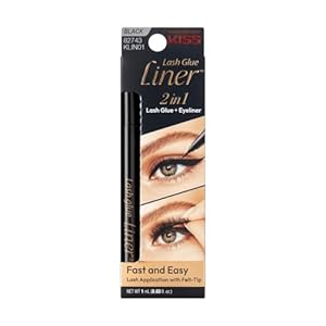 KISS Lash GLUEliner, 2-in-1 Felt-Ti...