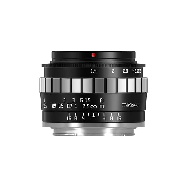 TTArtisan 23mm F1.4 APS-C Camera Lens Manual Focus Lenses Black&Silver for Nikon Z Mount Like Z6、Z7、Z50、Z5、Z6II、Z7II