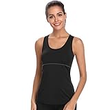 ✅ATMUNGSAKTIVES STRETCH-TOP FÜR MAXIMALEN KOMFORT – Das Joyshaper Fitness-Top aus atmungaktivem und feuchtigkeitsabsorbierendem Material ist extrem dehnbar und liegt angenehm auf der Haut. Schweiß wird schnell absorbiert und vom Körper abgeleitet. Genieße ein trockenes und komfortables Workout.