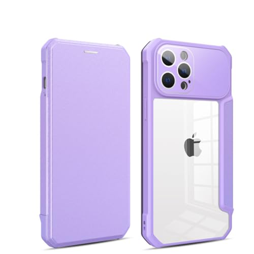 Housse de protection complète iPhone 12 Pro Max avec porte-cartes et objectif protégé