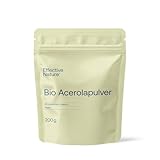 Bio Acerola Pulver - 200 g - Vitamin C aus der Acerolakirsche - Hochdosiert & ohne Zusätze - Natürliches Vitamin C Pulver Schonend getrocknet